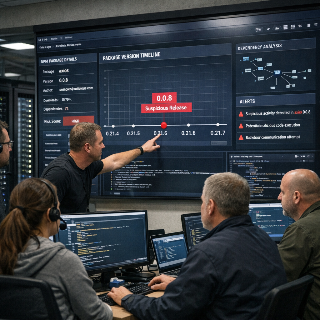 axios 中毒：一次不改源码的 npm 投毒，给整个 JavaScript 世界敲了警钟