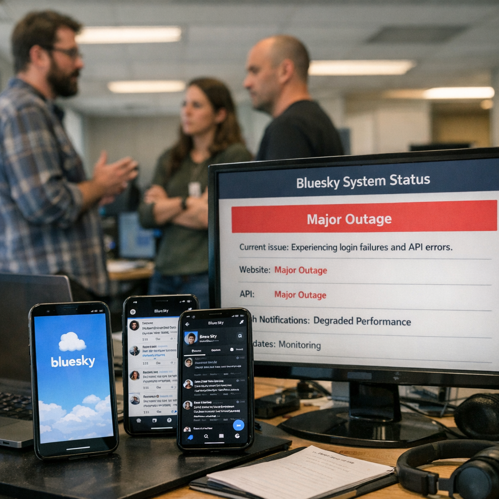Bluesky 一宕机，网友先怪 AI：当“氛围编程”成了科技圈的新背锅侠