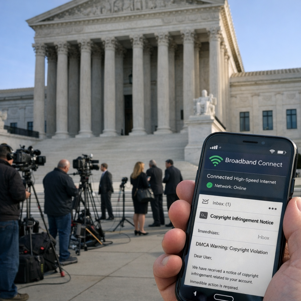 美国最高法院给运营商“松绑”：不能因为用户下盗版，就把整条网线拔了