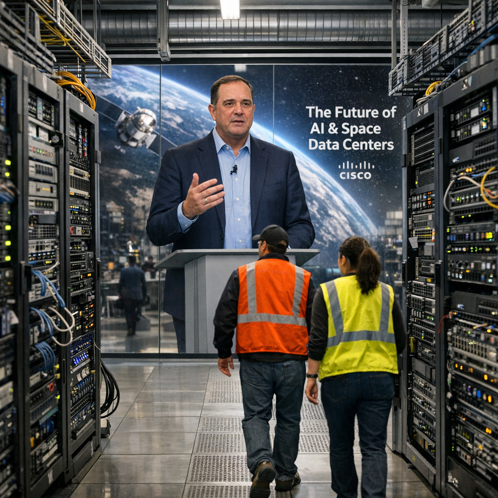 思科 CEO 说要把数据中心送上太空：这不是科幻，而是 AI 时代最现实的焦虑