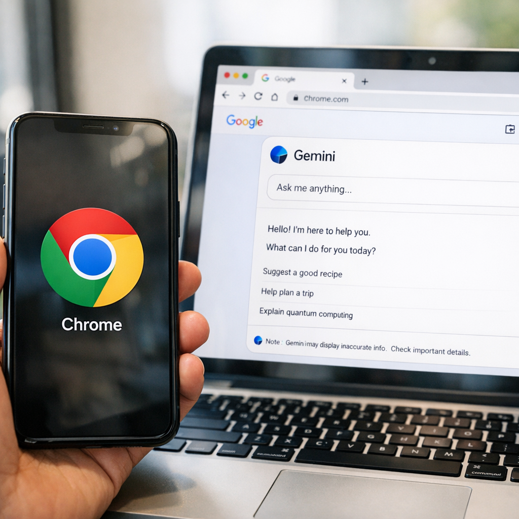 Chrome 不只想当浏览器了:谷歌把“AI 工作流”塞进标签页,想让 Gemini 变成你的网页助手