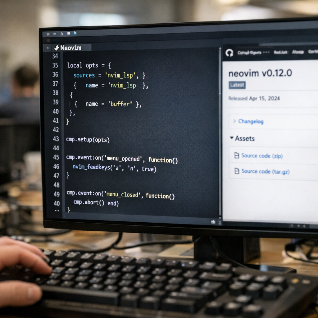 Neovim 0.12 发布:那个“终端里的老朋友”,还在把代码编辑器卷向下一个时代