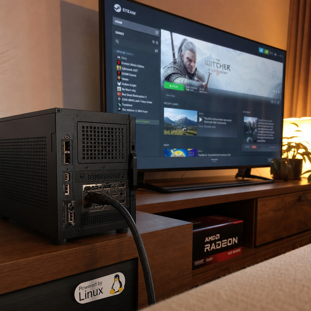 AMD 给 Linux 补上 HDMI 2.1 关键拼图，Steam Machine 还不能急着庆祝