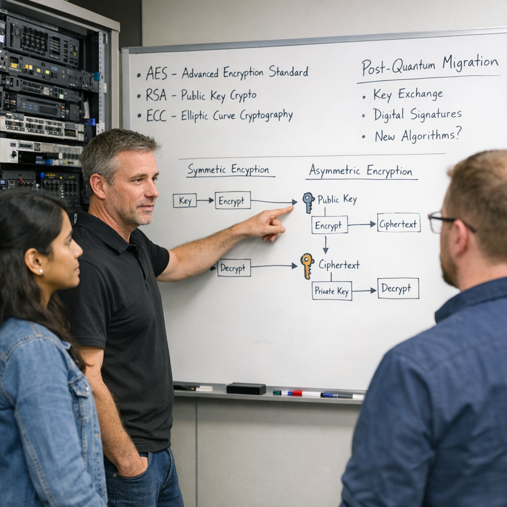 别把后量子迁移做成表面工程：AES-128 仍可用，真正危险的是 RSA 和 ECC