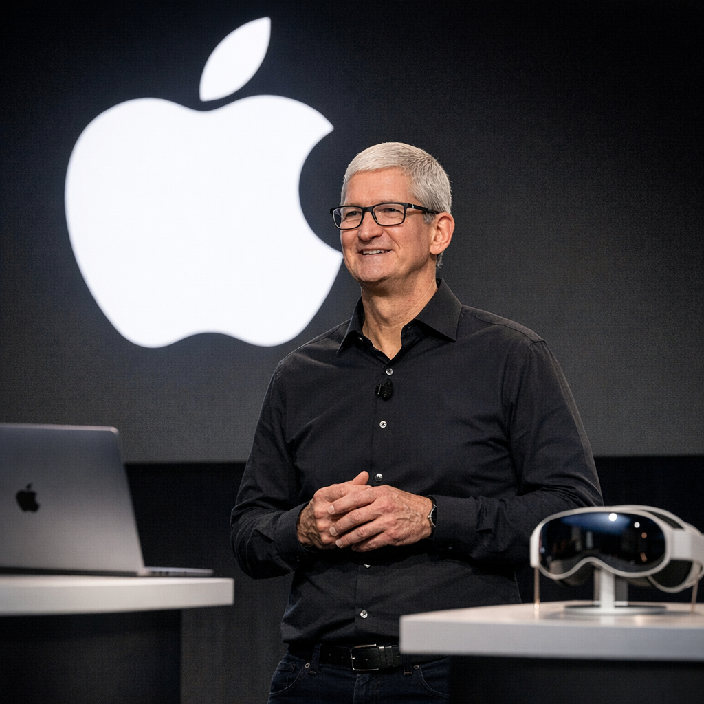 库克9月卸任苹果CEO：15年把苹果做成现金机器，也把下一题留给AI和新硬件