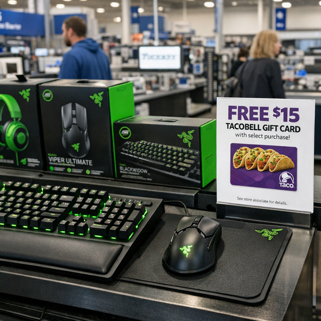 买雷蛇送塔可钟：当游戏外设开始用“夜宵”争夺年轻人