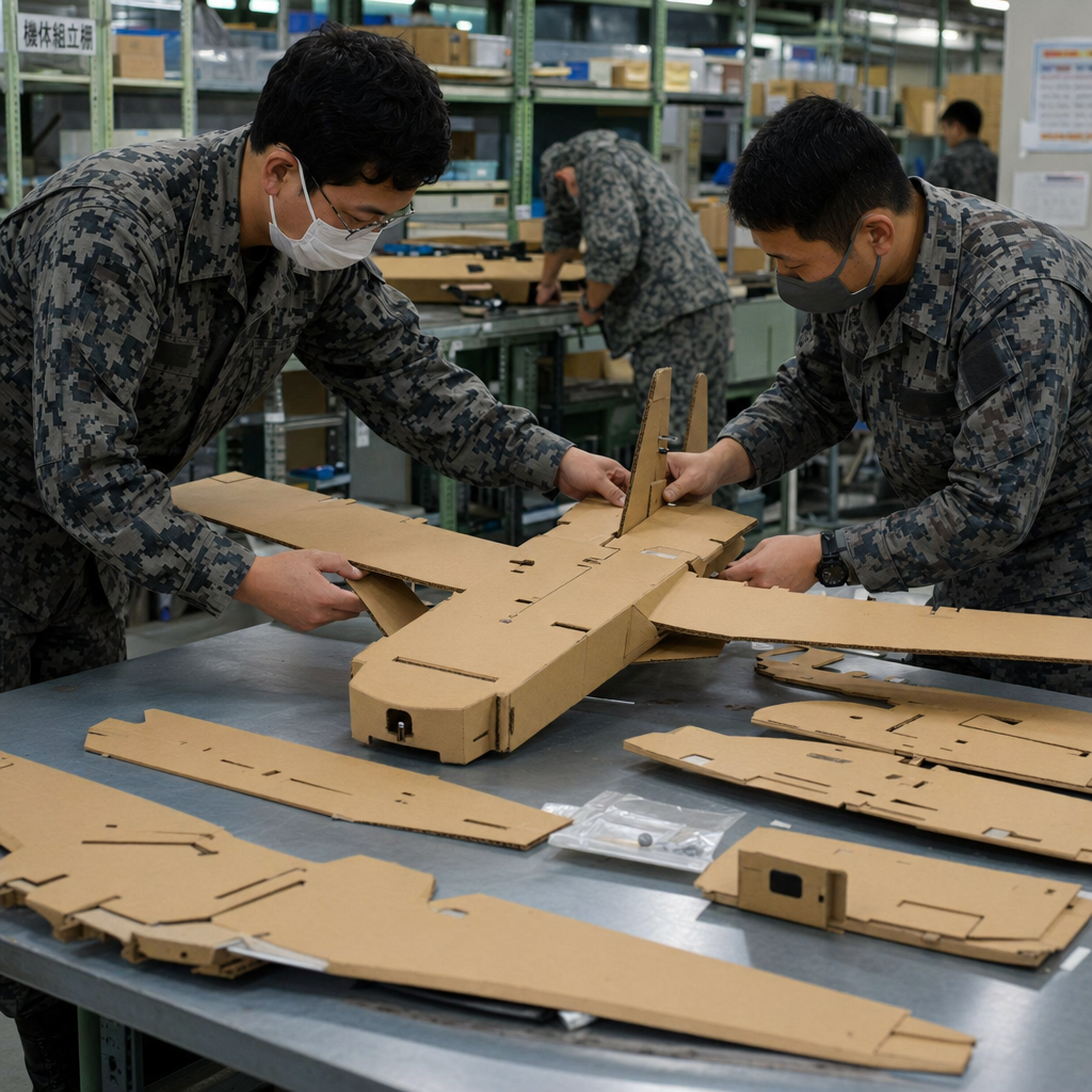 日本展示 2000 美元纸板无人机：真正要看的不是纸板，是消耗战的账本