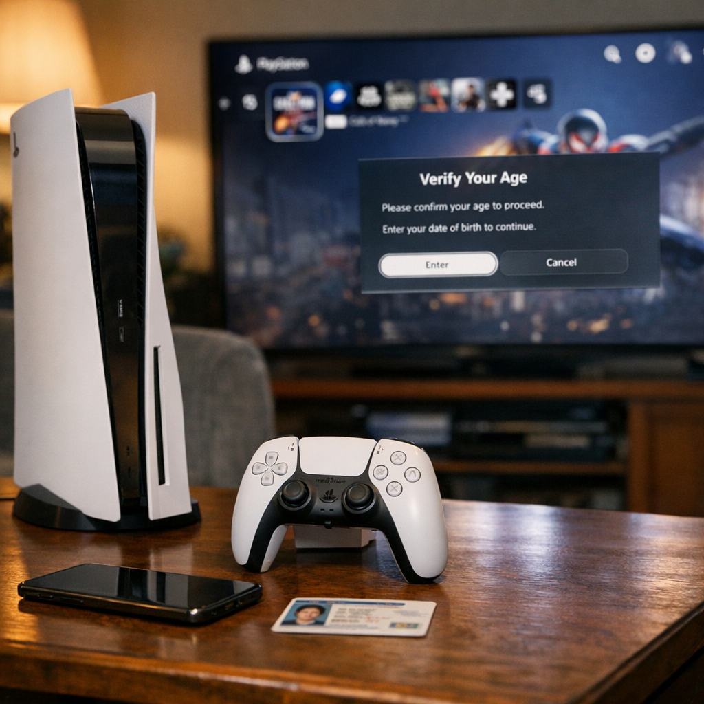 索尼在英国和爱尔兰给 PS 社交功能加年龄验证：游戏还能玩，开麦和主机开播不行