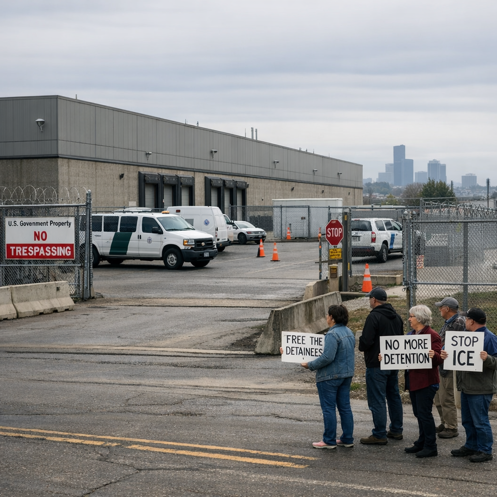 Tlaib提案禁ICE仓库拘留：真正危险是把移民执法做成物流系统