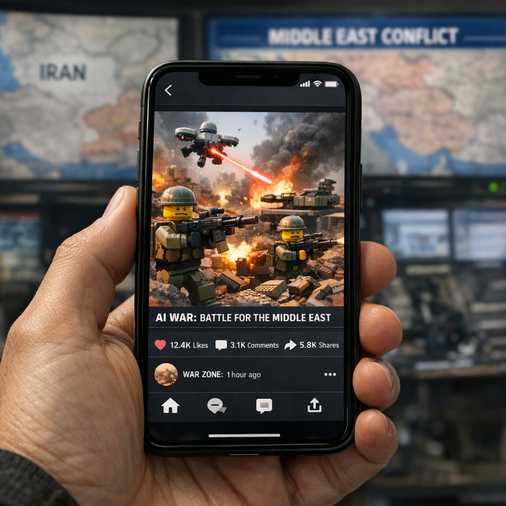 当乐高画风变成战争武器:伊朗如何用 AI 短视频改写舆论战