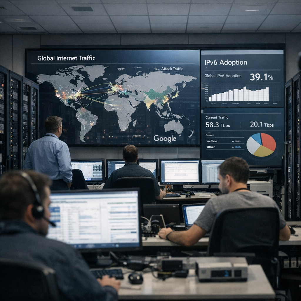 Google最新数据:IPv6普及率逼近46%,互联网“换门牌号”这场长跑终于跑进深水区