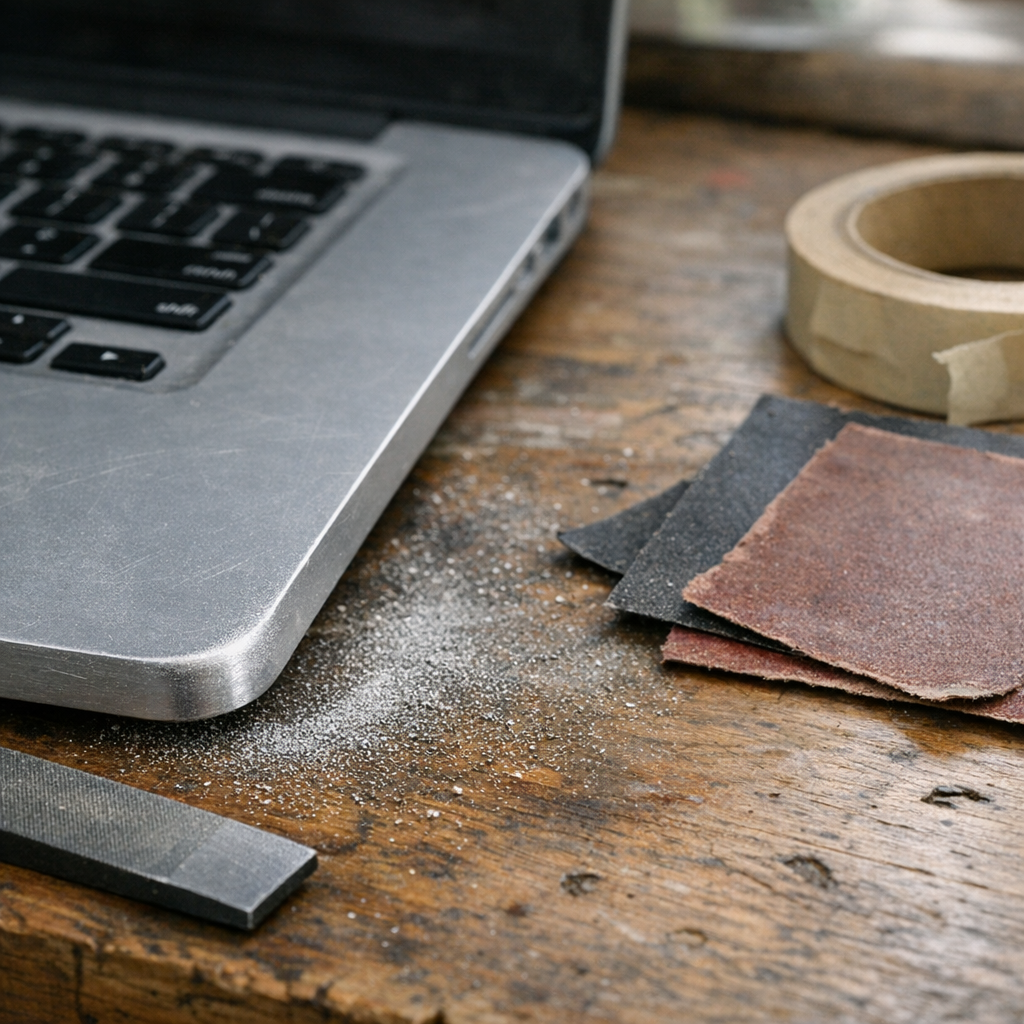 有人把 MacBook 边角锉平了：这不只是“手工狠活”，也是对苹果设计的一次温柔反抗