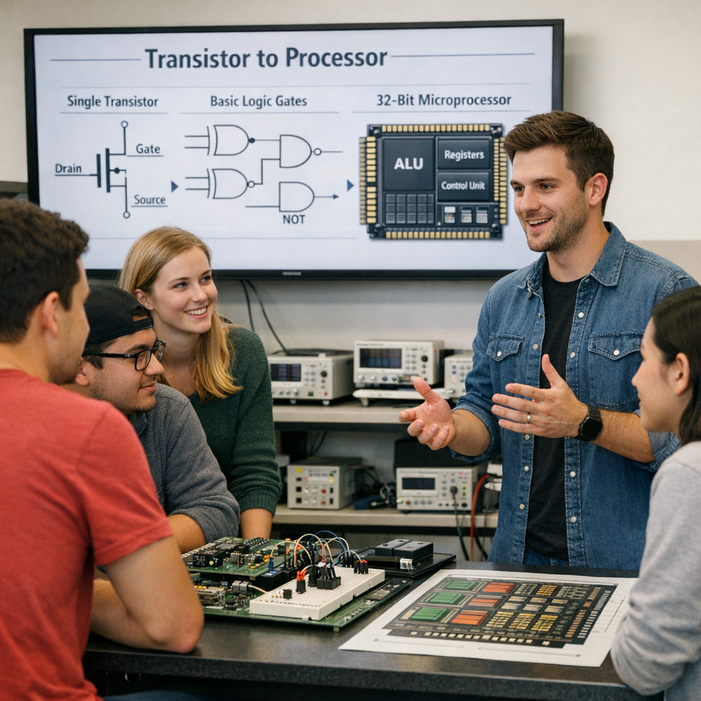 把芯片课做成闯关游戏：Mvidia 想让每个人亲手“造”一颗处理器