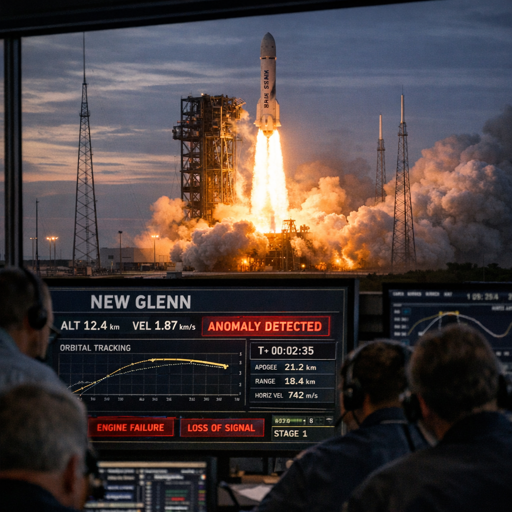 蓝色起源 New Glenn 被 FAA 停飞：一级回来了，卫星却掉进了错误轨道