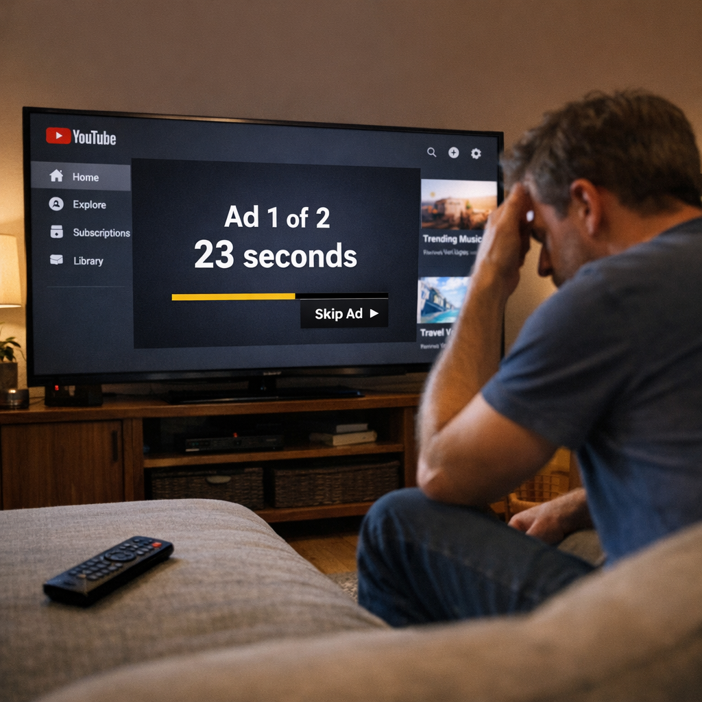 YouTube又涨价了：一边把会员推到16美元，一边说90秒不能跳过广告只是“界面出错”