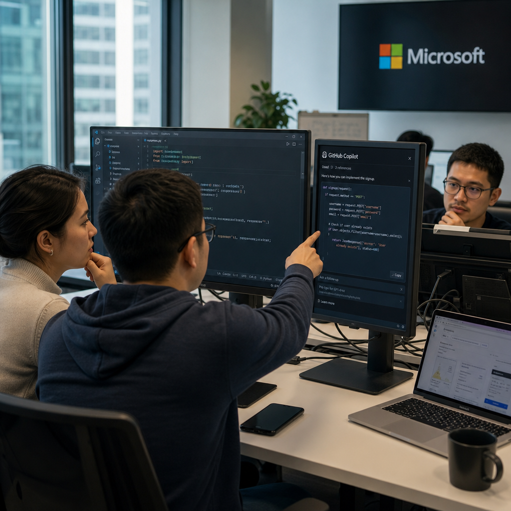 微软 MAI-Code-1-Flash：代码模型是表，Copilot 默认入口是里