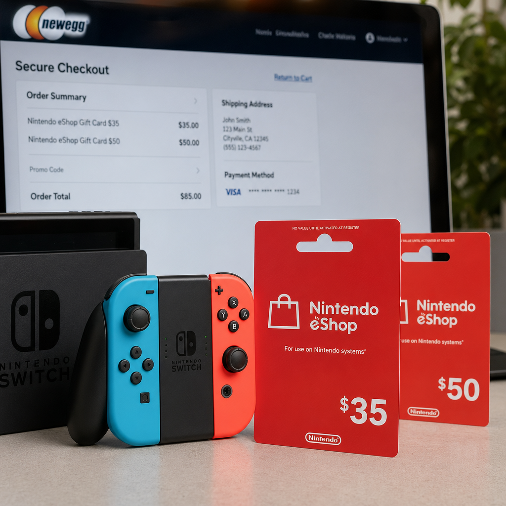 Newegg 把 100 美元任天堂 eShop 礼品卡卖到 80.50 美元，适合谁提前囤？
