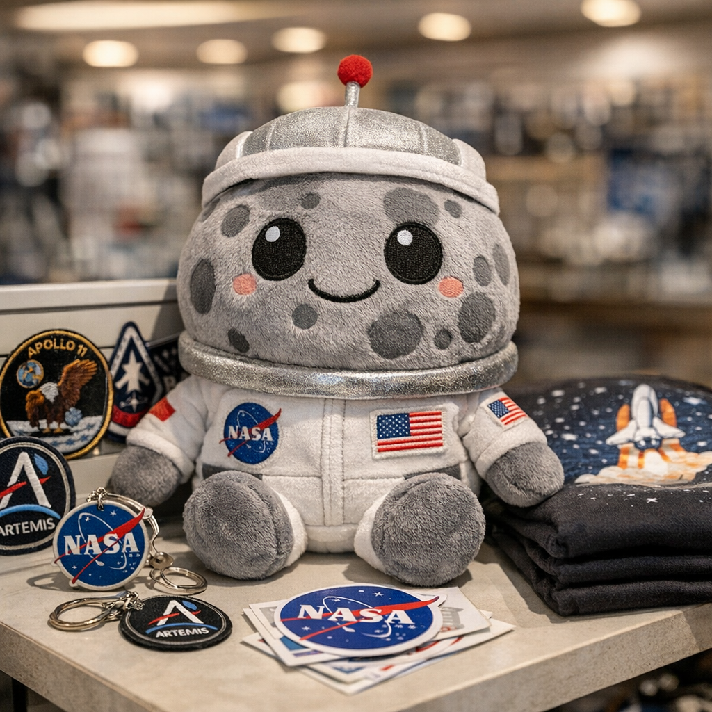 NASA开卖Artemis II“月亮毛绒”：Rise的价值不在技术，在太空文化