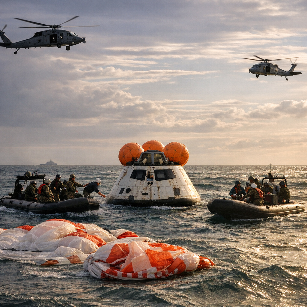 阿耳忒弥斯2号回家：这场太空直播真正让人捏把汗的，不是海上溅落，而是那块隔热罩