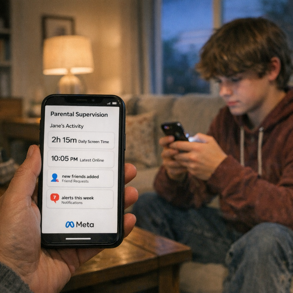 Meta让家长看到孩子向AI聊过哪些话题，但真正补上的只是可见性