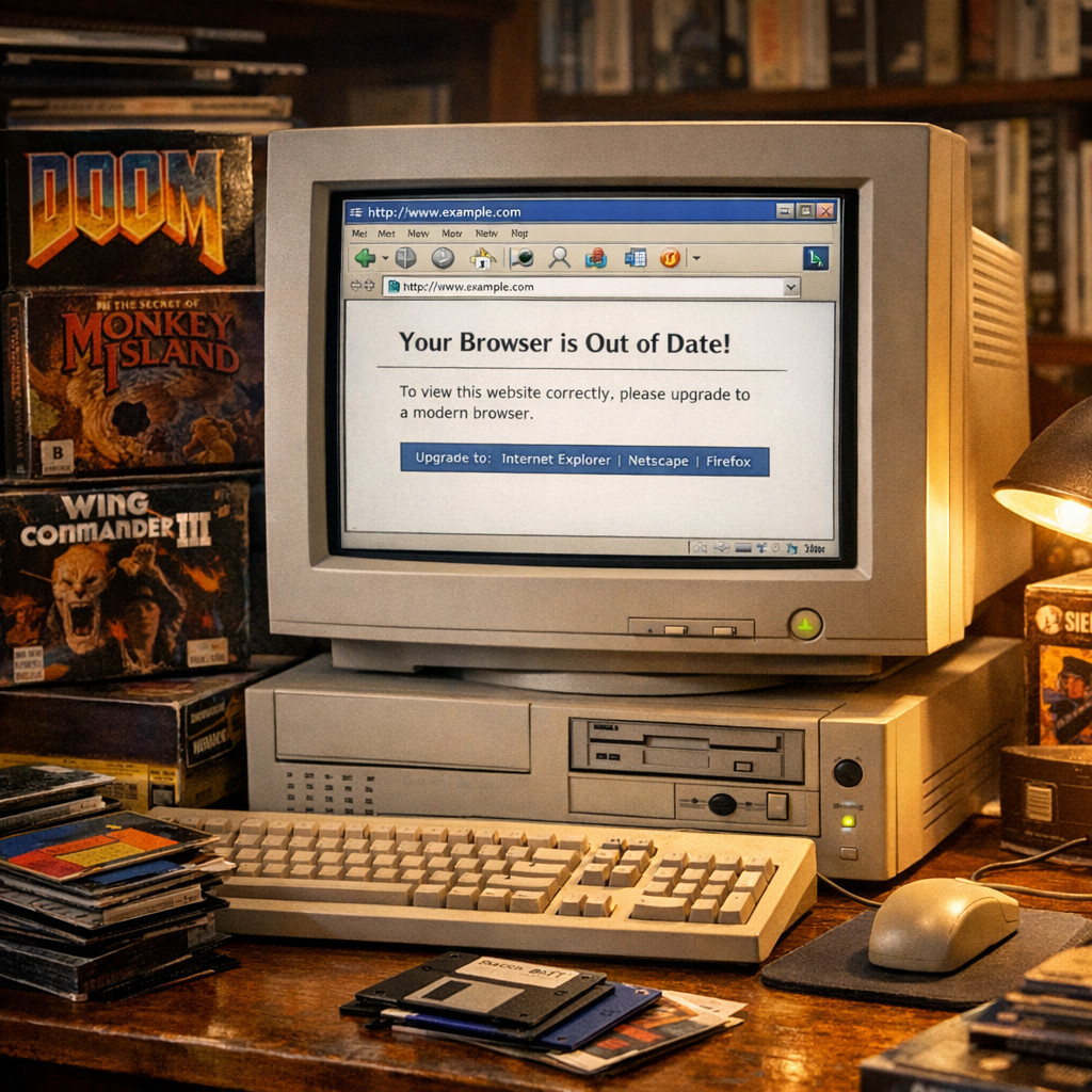 一个只剩“升级浏览器”提示的网站，为何仍让老玩家念念不忘