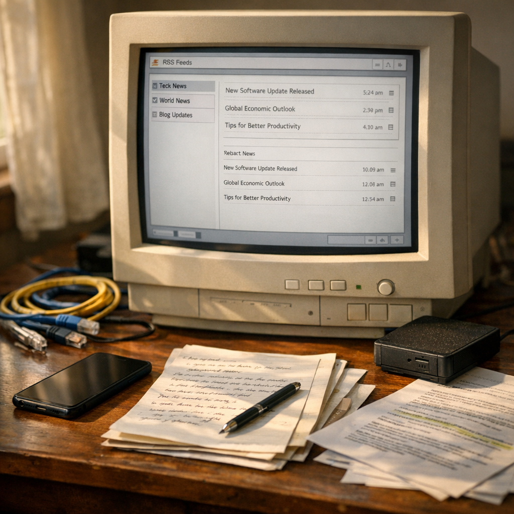 把互联网用回 1999：RSS、邮件和个人站，正在变成反算法自救