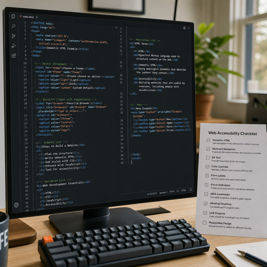 HTML 列表不只是 ul 和 ol：按语义选标签，别按样式凑结构