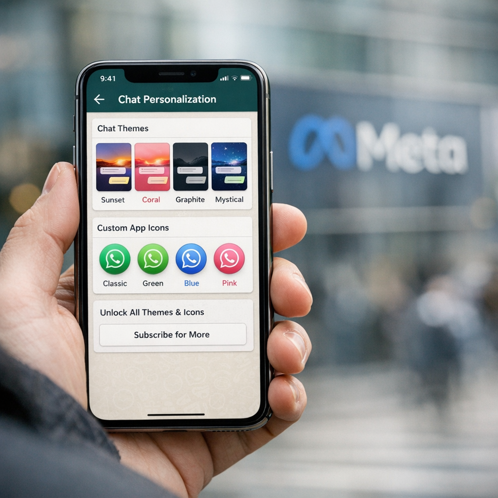 WhatsApp也开始卖“皮肤”了：Meta想收订阅费，但这次先拿装饰功能试水