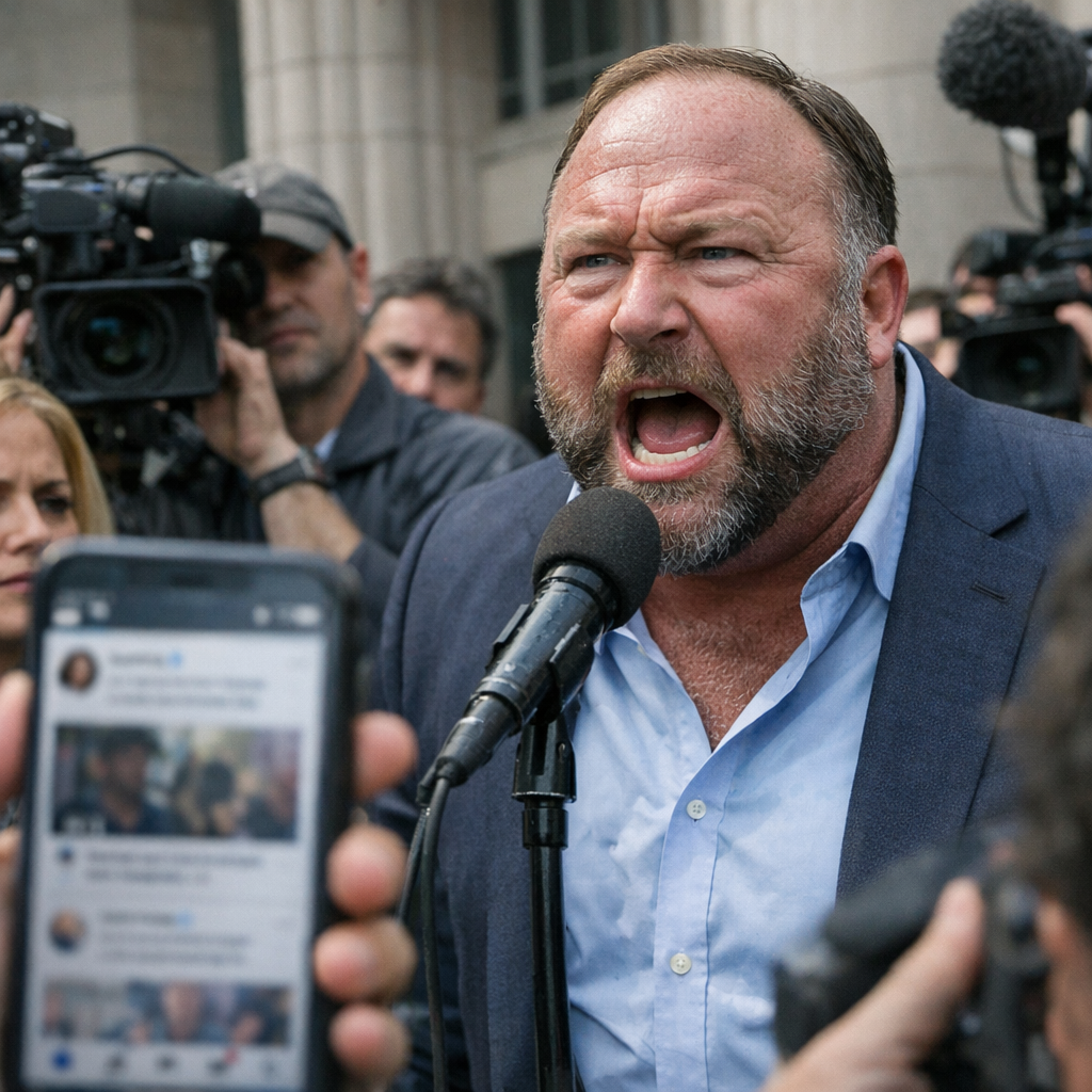 Alex Jones把喜剧剪成阴谋：Infowars易主前，机器还在转