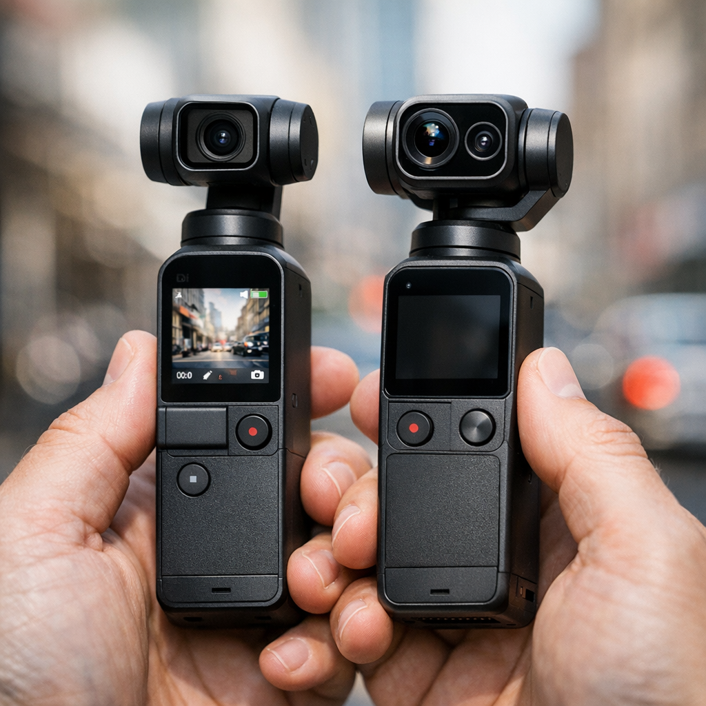 大疆 Pocket 4 曝光“双摄 Pro”版：口袋云台相机，开始认真抢专业创作者的饭碗了