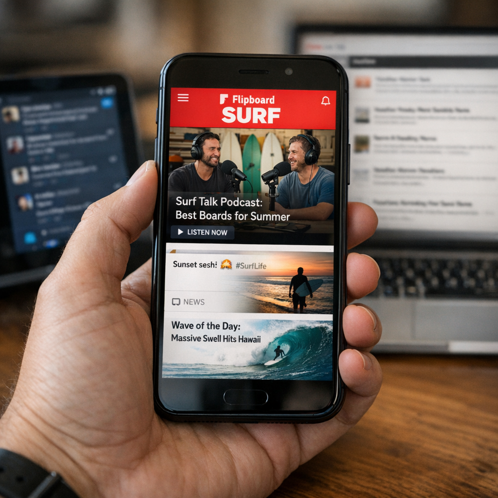 Flipboard 想把碎掉的社交网络重新拼起来，Surf 会是那块关键拼图吗？