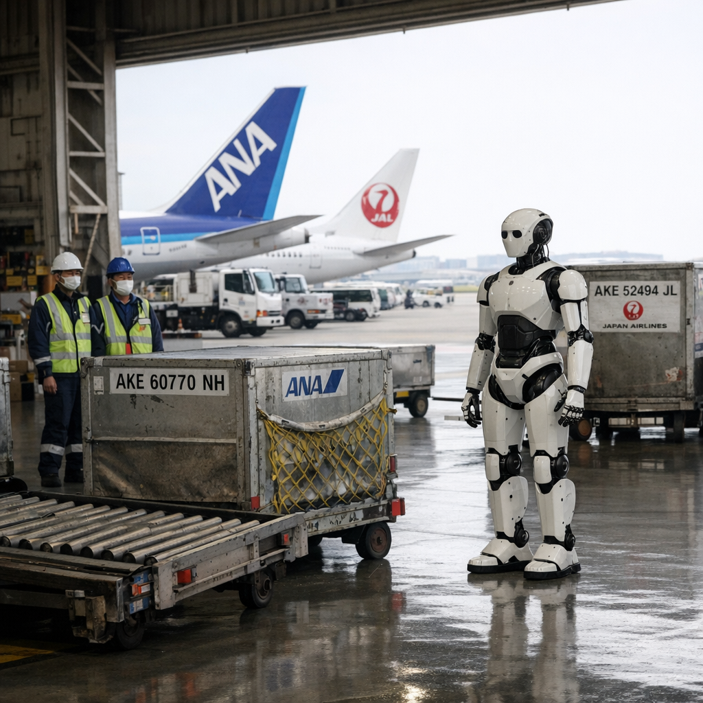 羽田机场要让人形机器人搬行李：地勤缺口是真事，替代人工还很远