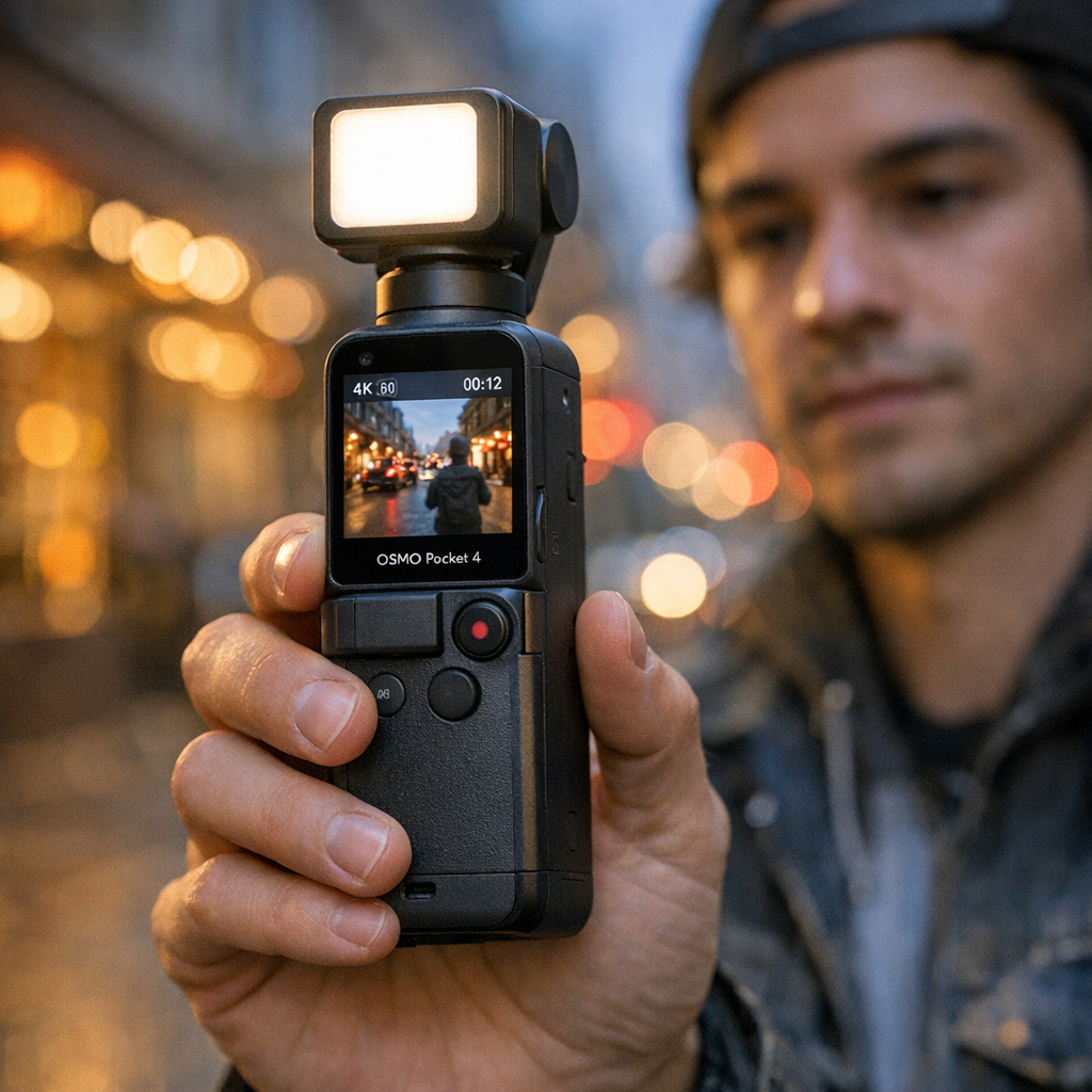 大疆 Osmo Pocket 4 发布：慢动作更强、拍照终于补课，但美国市场继续缺席