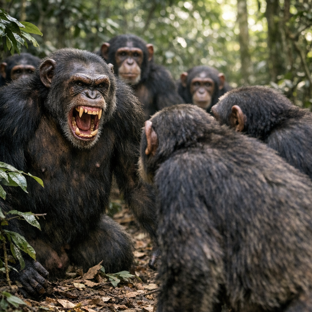 曾经牵手，如今猎杀：乌干达黑猩猩“内战”背后，藏着人类社会最不愿面对的镜子