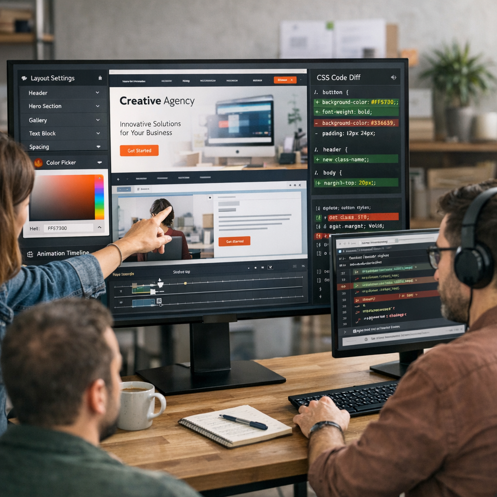 设计师终于不用“截图给前端”了？CSS Studio 想把网页改版变成一场现场演出