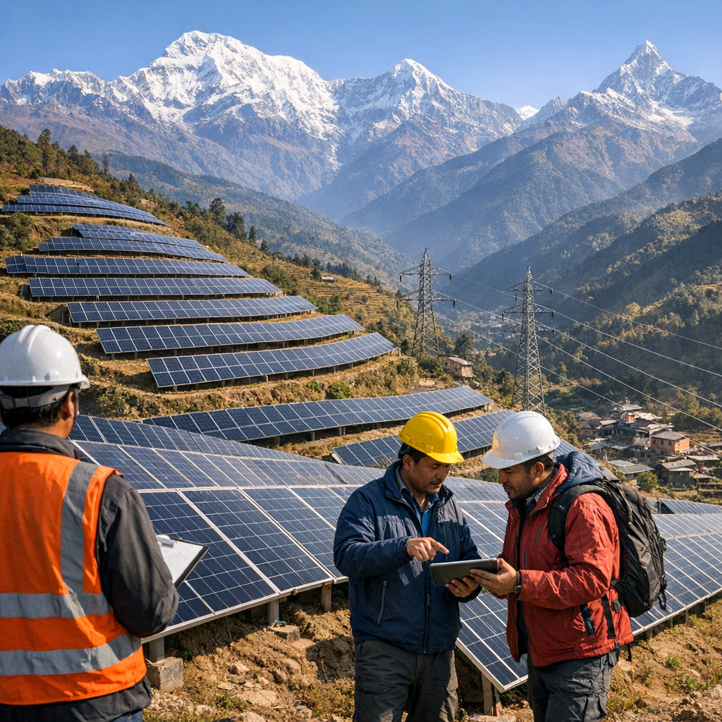 当珠峰脚下开始晒太阳:尼泊尔、不丹和冰岛,正在改写“可再生能源优等生”的名单