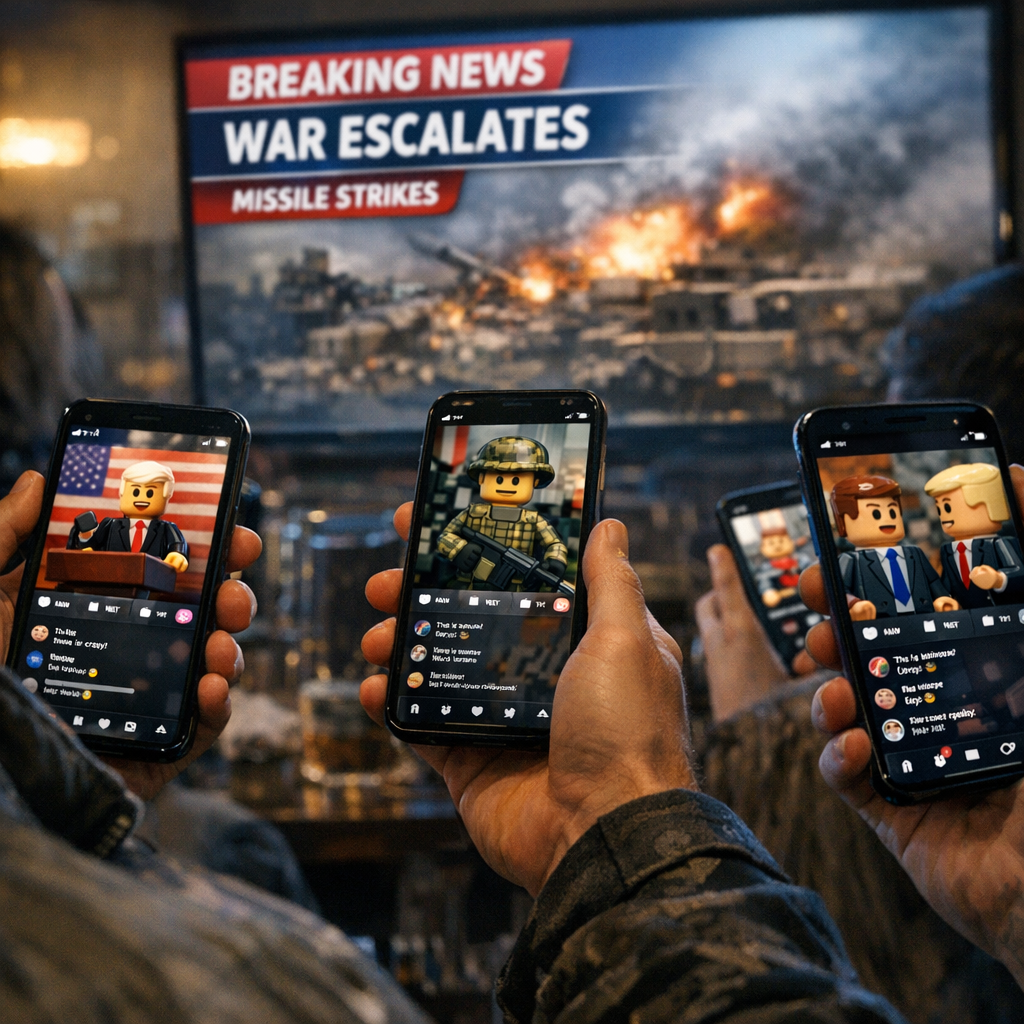 当乐高短视频变成战争武器：伊朗AI内容团队，正在把白宫拖进一场“梗图战”