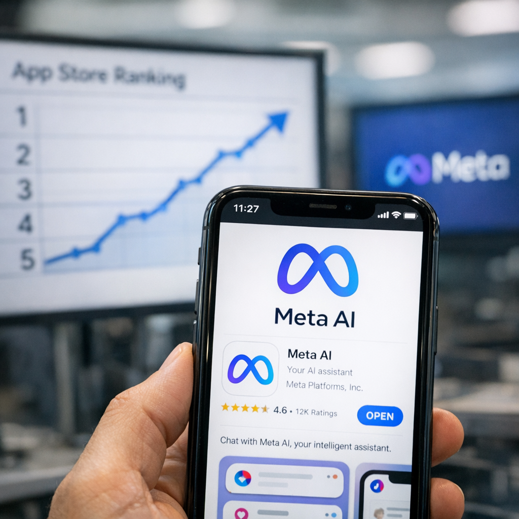 Meta AI 一夜冲上美区前五：新模型带来的，不只是一次下载暴涨