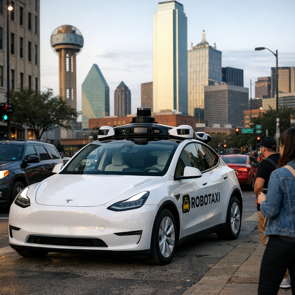 特斯拉把 Robotaxi 开进达拉斯和休斯敦，但更像一场财报前的“到此一游”