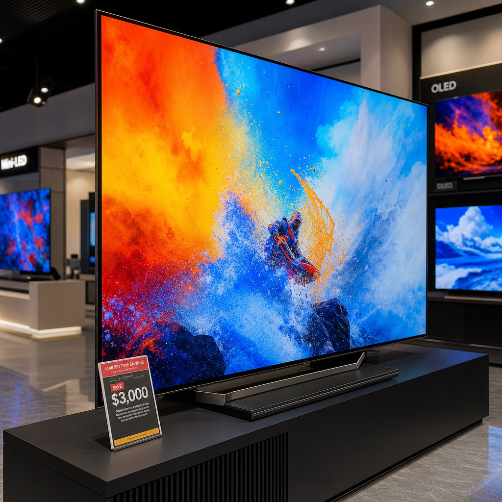 海信UR9上市当天大降价：RGB LED电视先过价格关