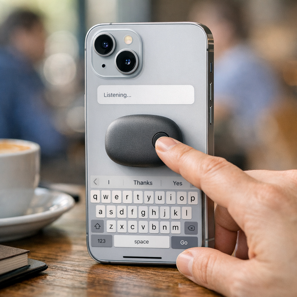 SpeakOn把AI听写做成iPhone背夹：129美元买到入口，也买到iOS限制