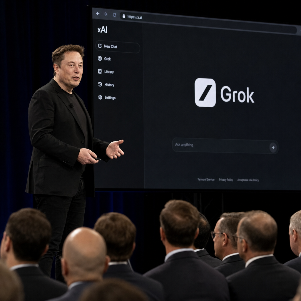 Grok 在美国政府记录里只出现 3 次，xAI 的估值故事缺一张硬牌