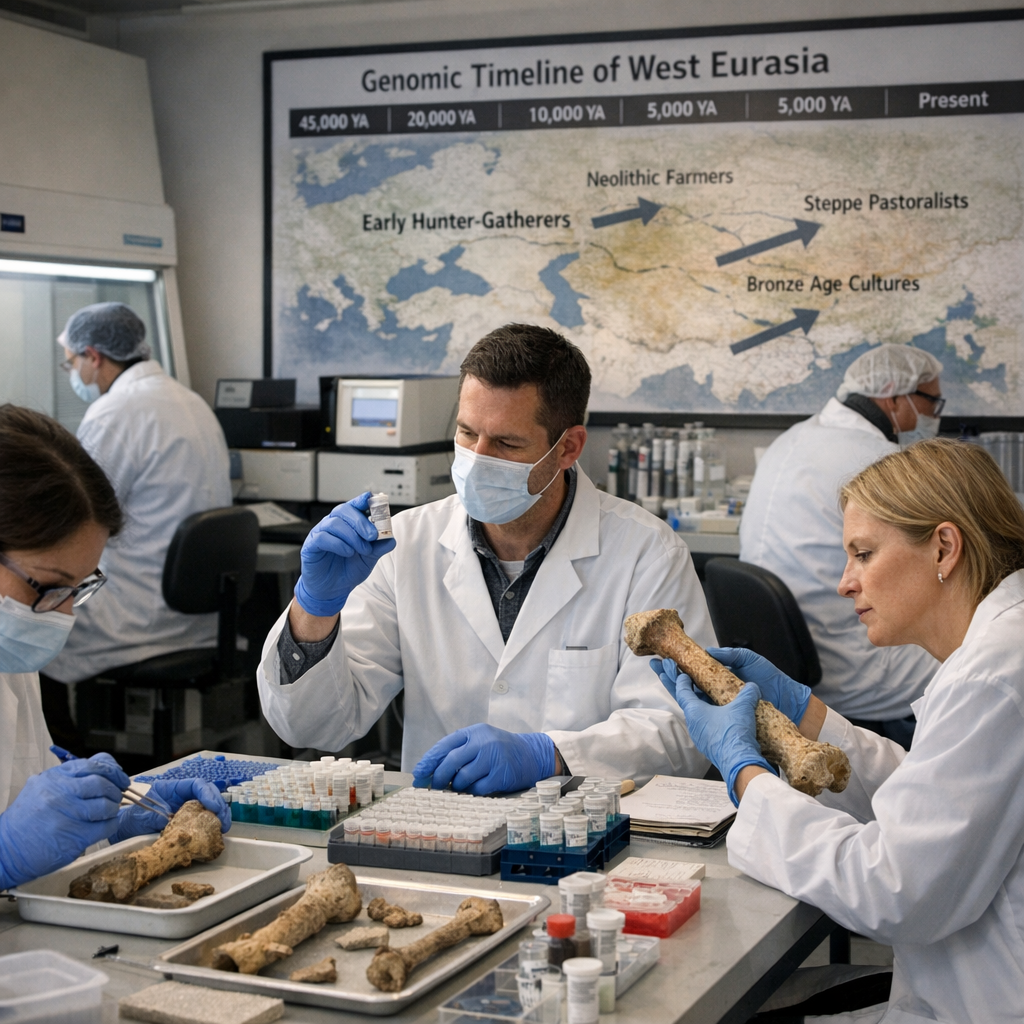 1.5万份古人DNA拼出一部“进化实录”:过去一万年,西欧亚人类一直在被环境推着改写自己