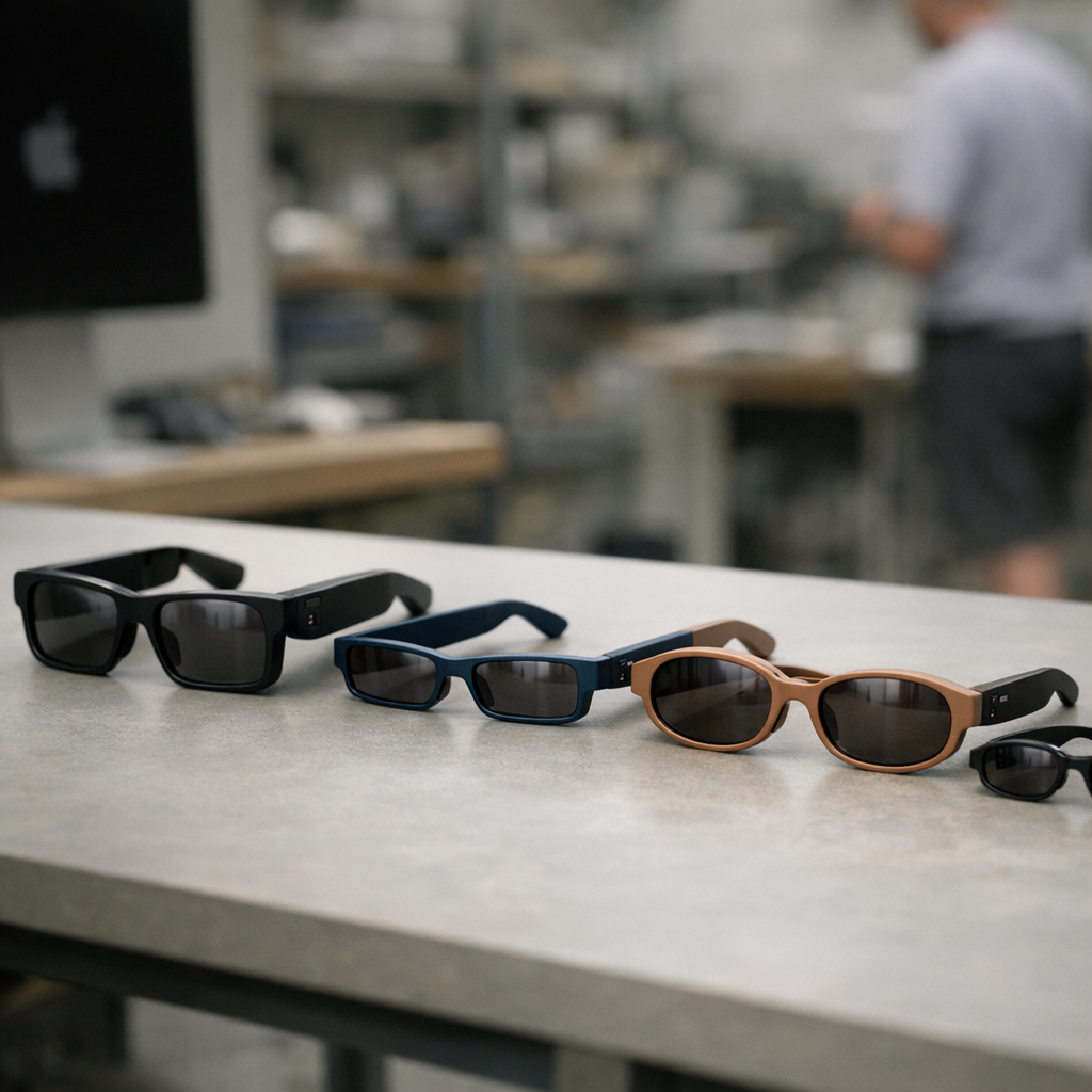 苹果悄悄试戴四副“未来眼镜”：它不想再造下一个 Vision Pro，而是想先赢回日常