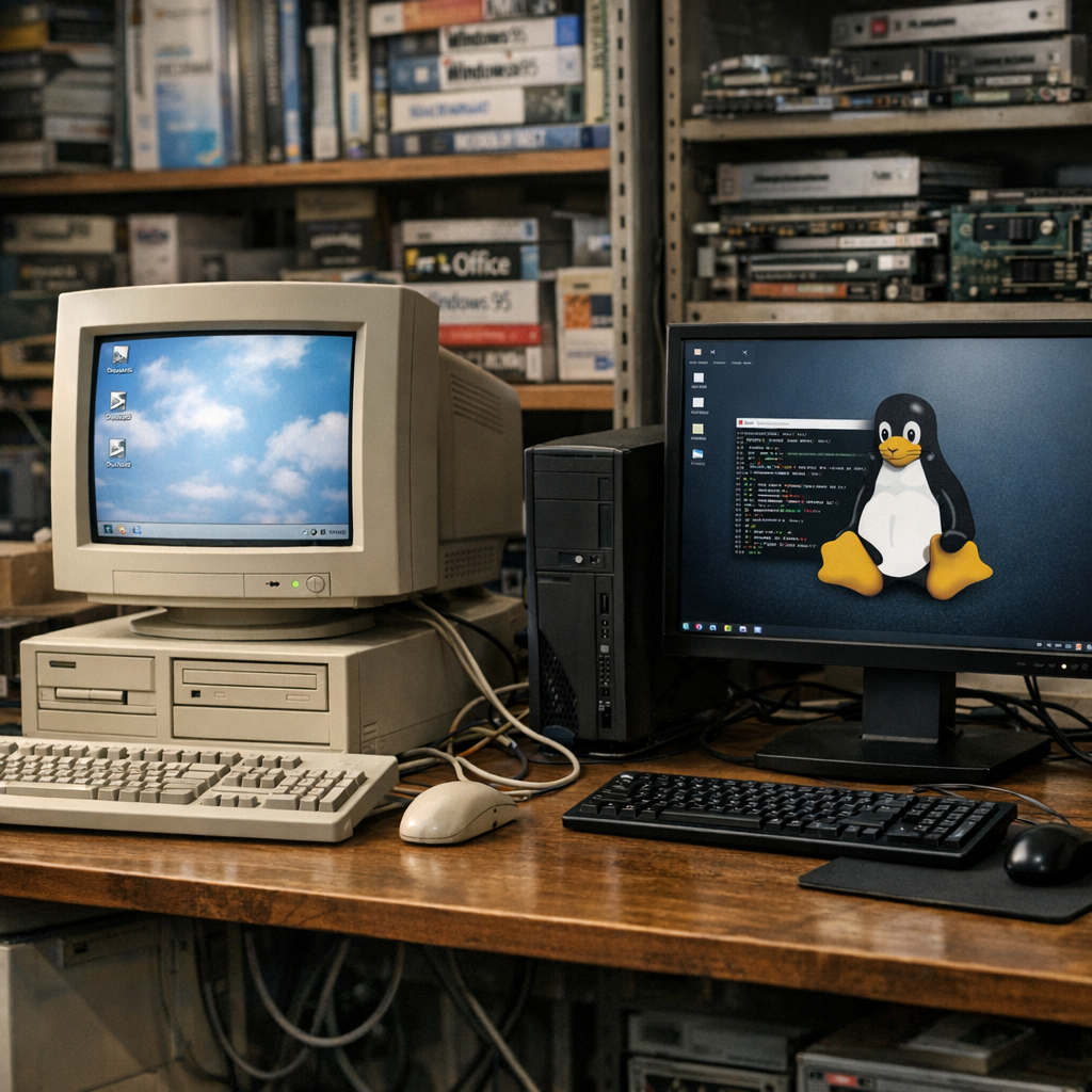 只有一个标题，别急着把“Windows 9x Subsystem for Linux”写成新闻