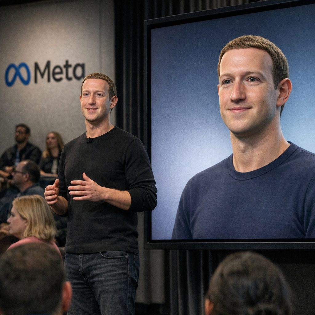 Meta想让“AI扎克伯格”替老板开口：当CEO开始复制自己，企业沟通要变天了？