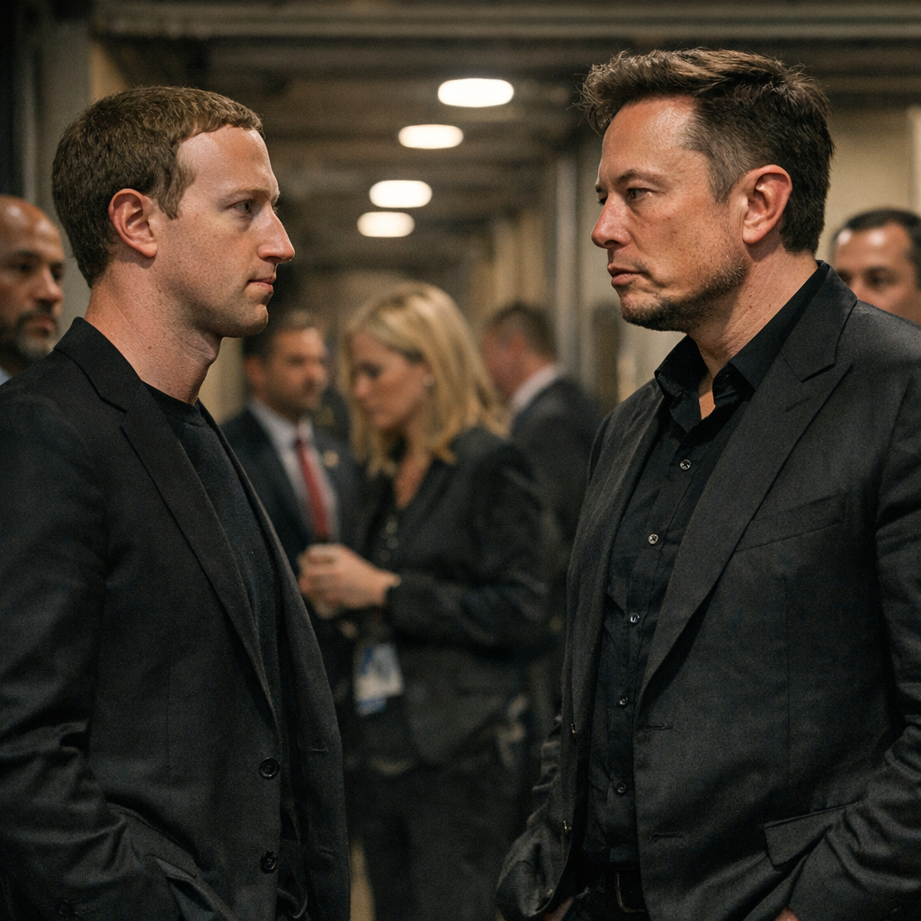 从约架到“我能帮什么”:扎克伯格给马斯克发短信,硅谷权力关系又变了