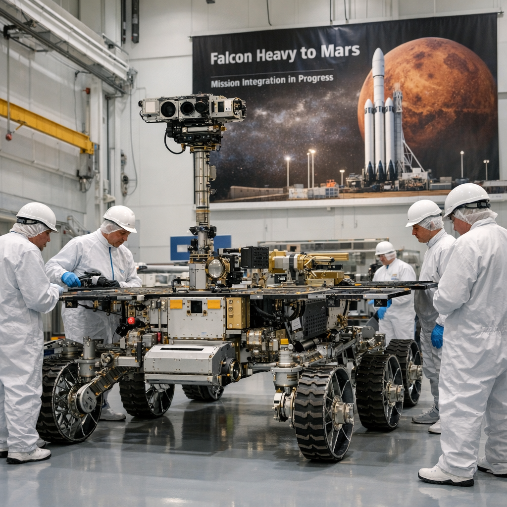 等了近25年，欧洲火星车终于拿到“车票”：这次是SpaceX送它去火星