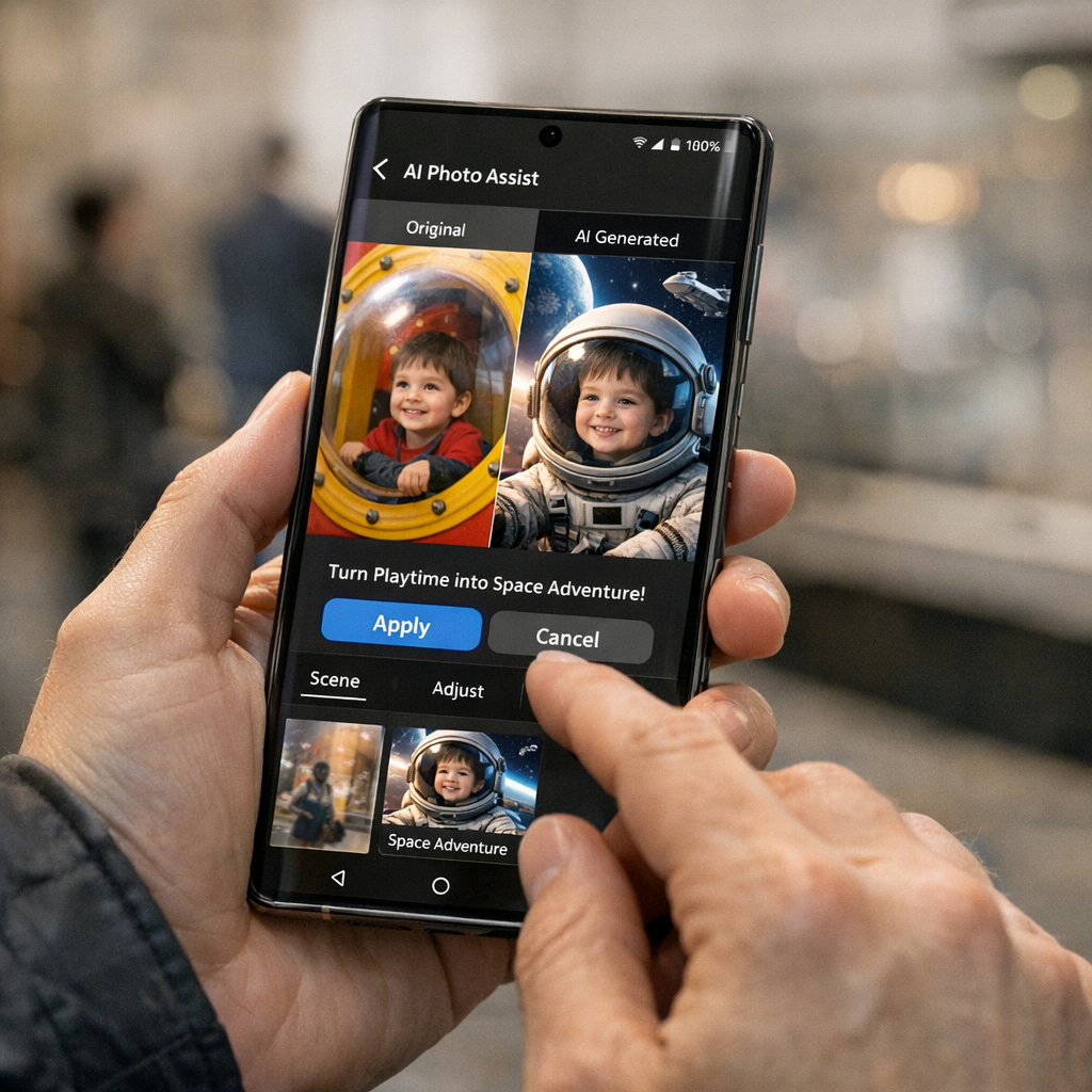 三星把相册变成“平行宇宙生成器”：Galaxy S26 的 AI 修图，正在重写照片的意义