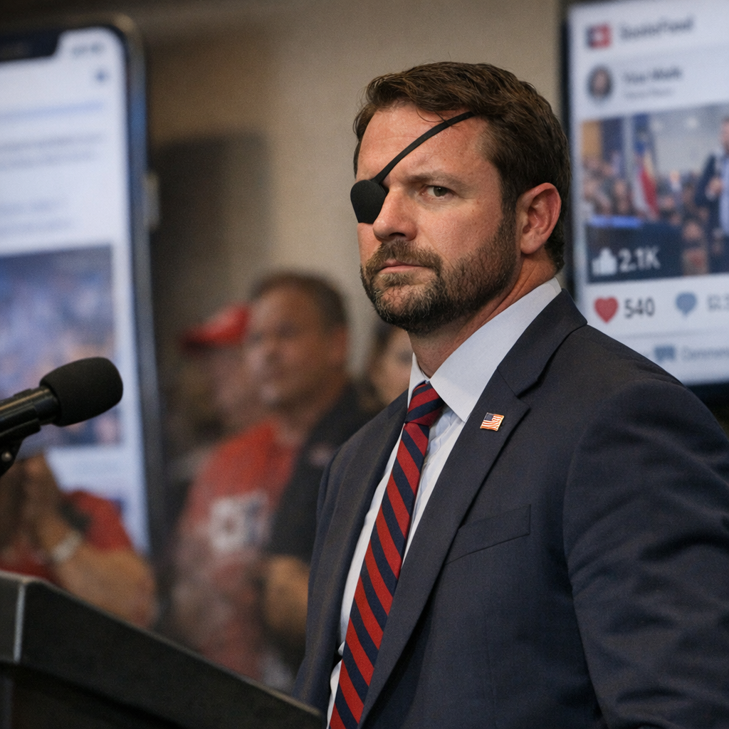 Dan Crenshaw初选输15点：会打网战的人，最后被X的规则吞了